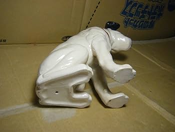 陶器製　犬の置物 vintage ceramic made in JAPAN Dog object/ビンテージ 陶器製
